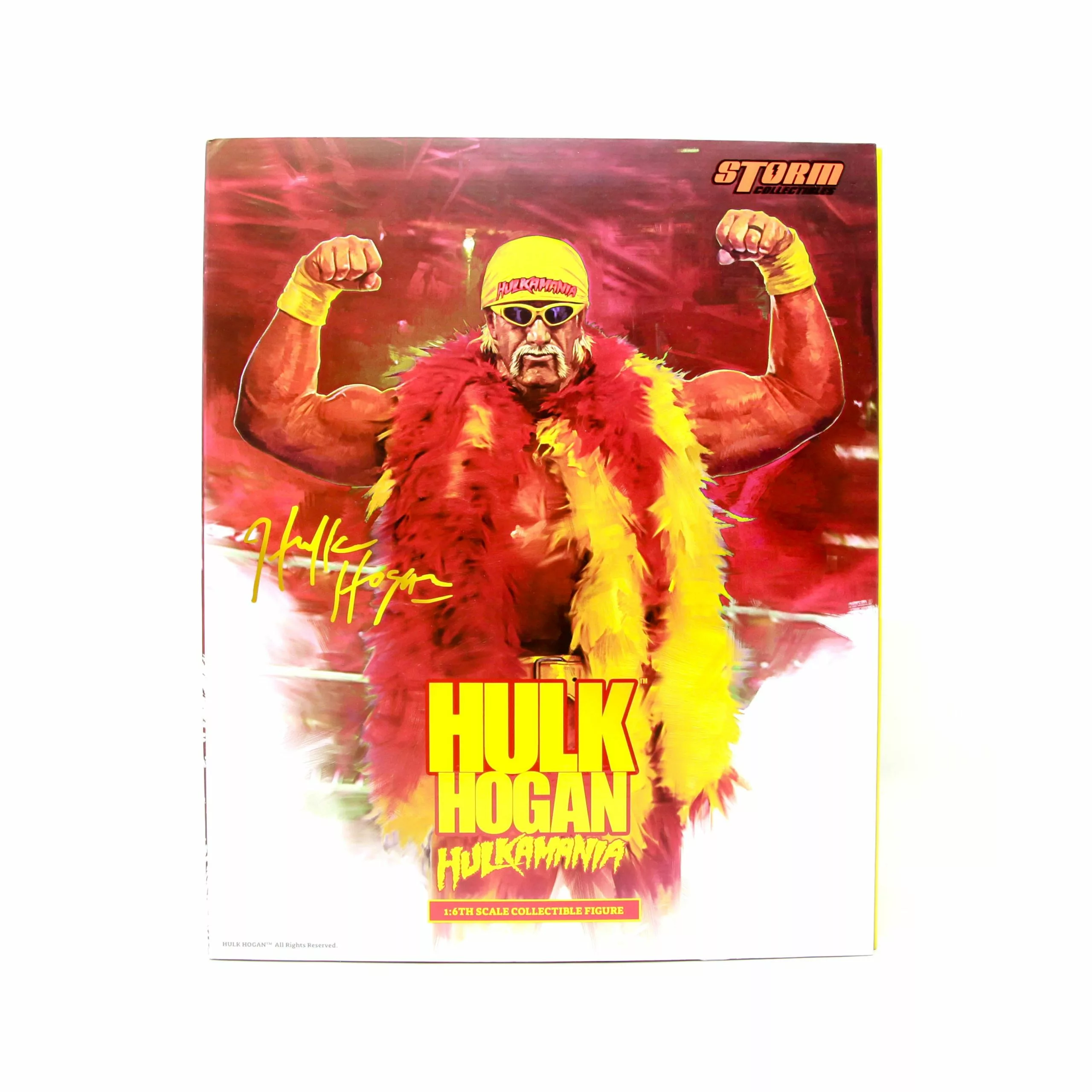 Hogan's Beach Shop Hulk Hogan Signed Storm Collectibles Action Figure
