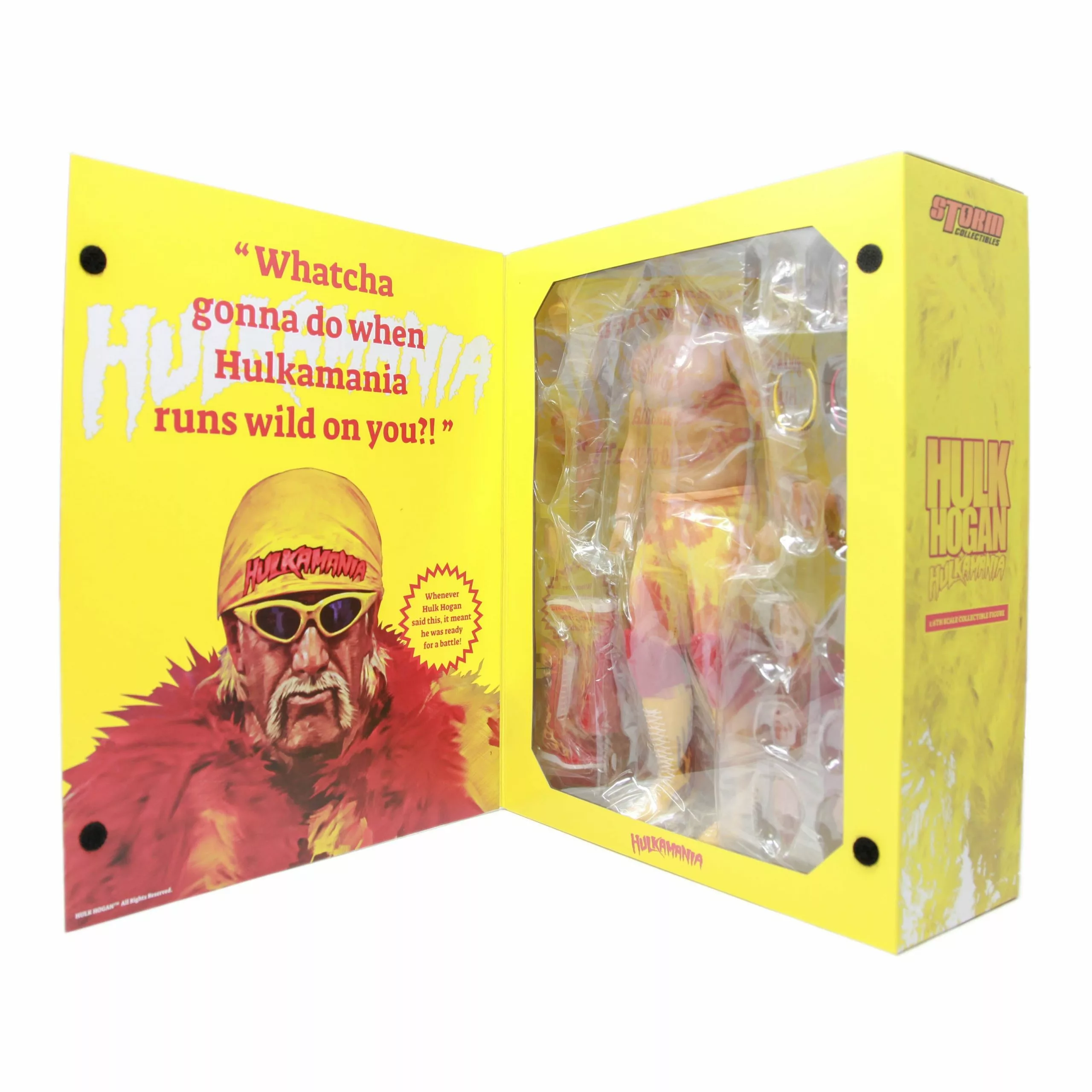 Hogan's Beach Shop Hulk Hogan Signed Storm Collectibles Action Figure - Image 2