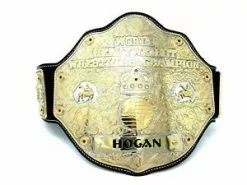 Hogan's Beach Shop 2 Tone WCW Big Gold Hulk Hogan Signed