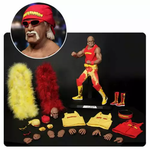 Hogan's Beach Shop Hulk Hogan Signed Storm Collectibles Action Figure - Image 4