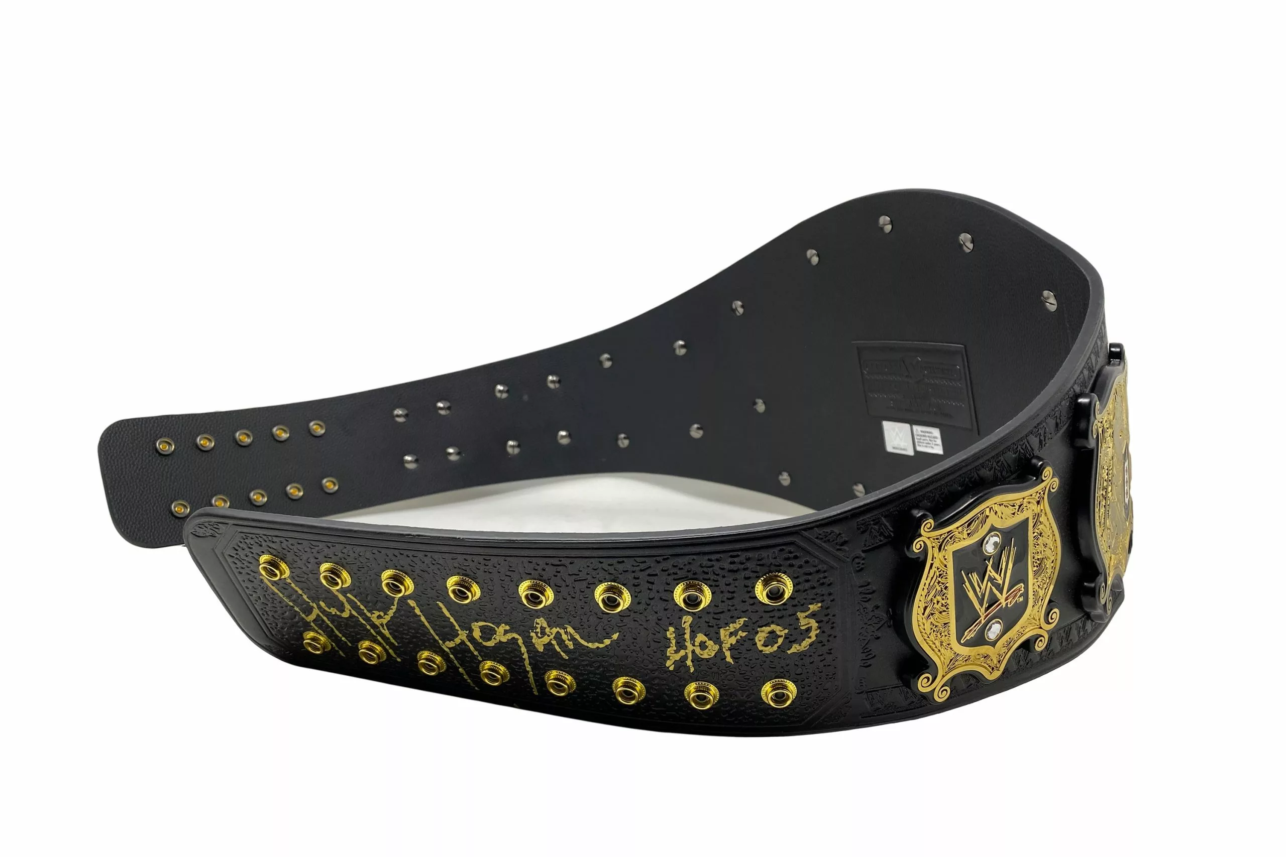 Hogan's Beach Shop WWE Undisputed Championship Replica Title (Version 2) Signed - Image 2