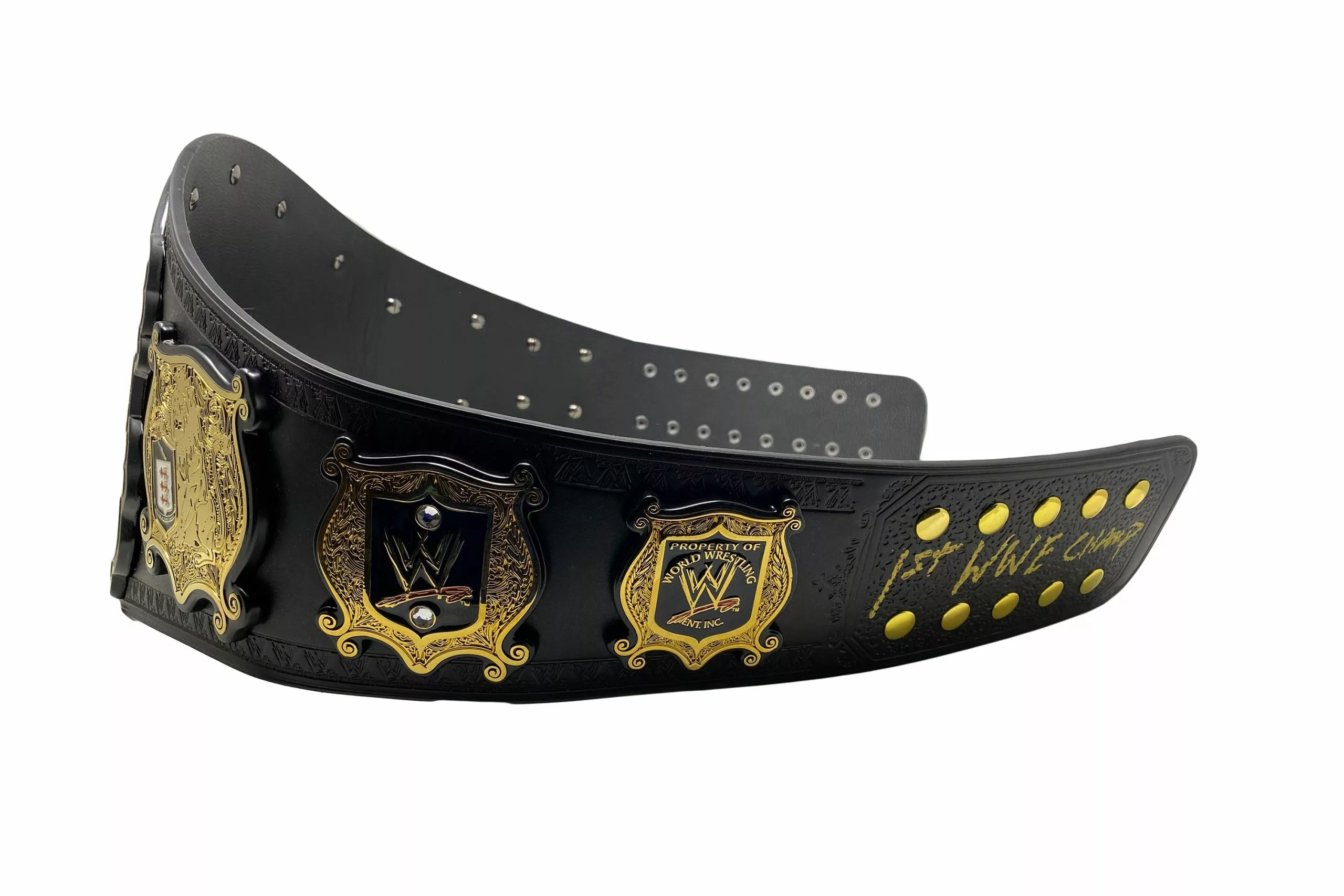 Hogan's Beach Shop WWE Undisputed Championship Replica Title (Version 2) Signed - Image 3