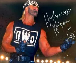 Hogan's Beach Shop Nwo Hollywood Hogan Autographed 16x24 Poster