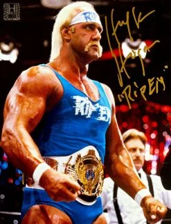 Hogan's Beach Shop "Rip" Hulk Hogan 8x10 SIGNED