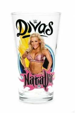 Hogan's Beach Shop Natalya WWE Pint Glass
