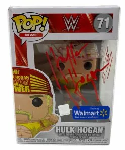 Hogan's Beach Shop Python Power Funko Pop Signed In Red!!