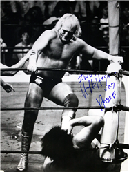 Hogan's Beach Shop Hulk Hogan Signed Andre Stomp Poster 18x24