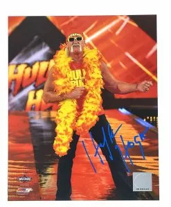 Hogan's Beach Shop Hulk Hogan Signed Hogan Boa Photo