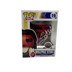 Hogan's Beach Shop Autographed By Sting Wolfpac Funko Pop