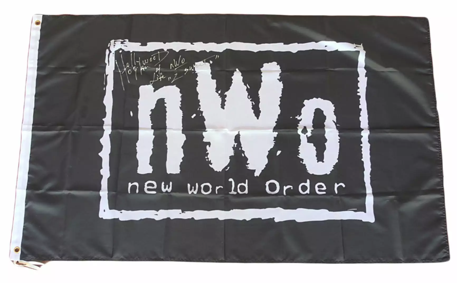 Hogan's Beach Shop Signed Nwo Flag
