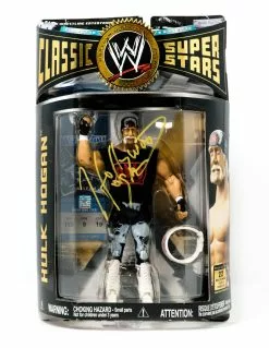 Hogan's Beach Shop Hulk Hogan Signed WWE Classic Superstars Action Figure