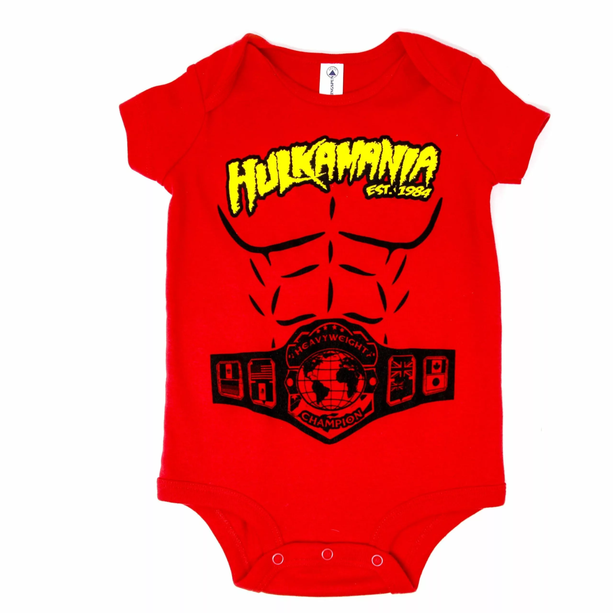 Hogan's Beach Shop Hulkamania Heavyweight Champion Onesie