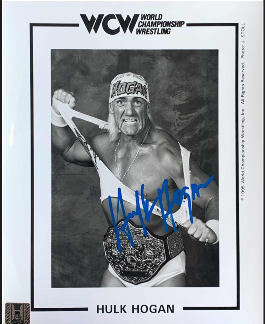 Hogan's Beach Shop Hogan Posing WWE 8x10