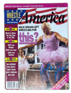 Hogan's Beach Shop Wrestle America Wrestling Magazine December 1992 Hulk Hogan Ultimate Warrior WWF