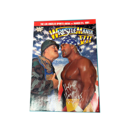 Hogan's Beach Shop Hogan Wrestlemania 7 Slaughter Program