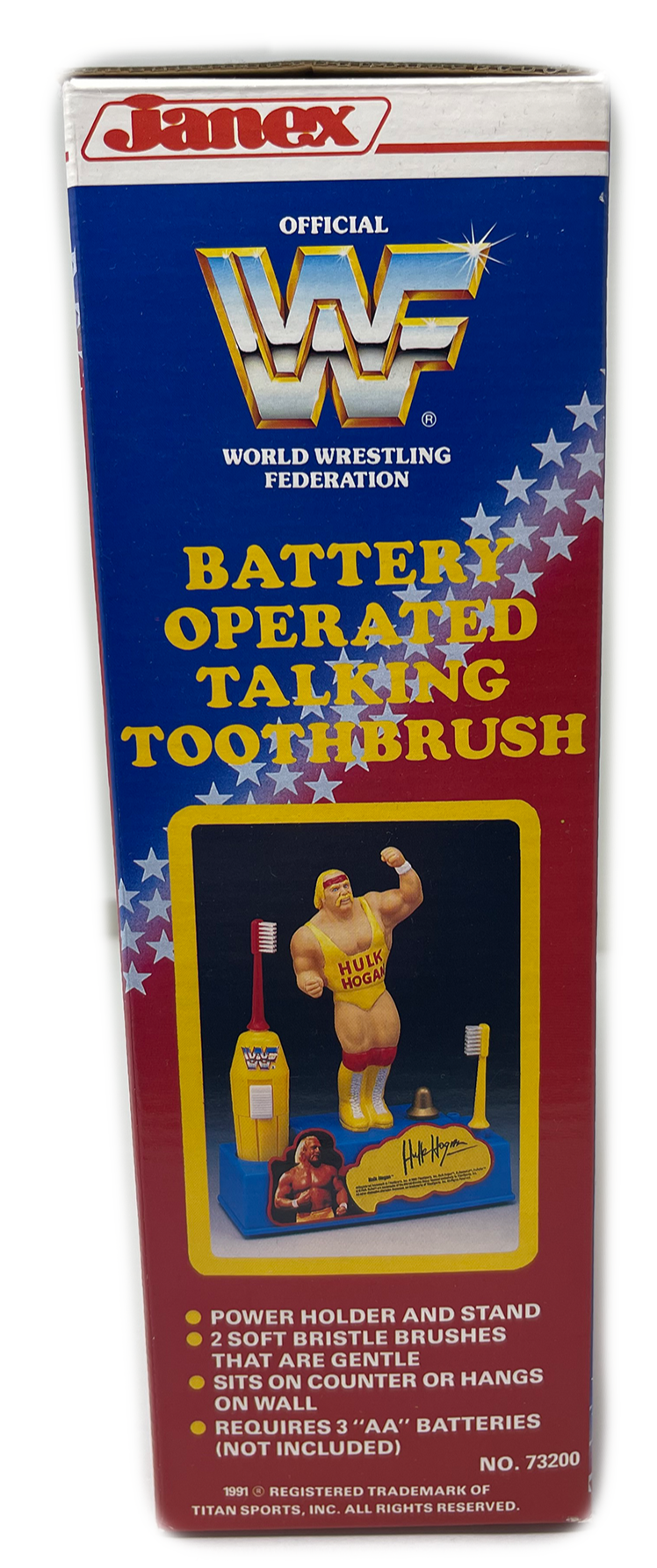 Hogan's Beach Shop WWF LJN Hasboro Wrestling SuperStars Battery Operated Toothbrush Signes - Image 2