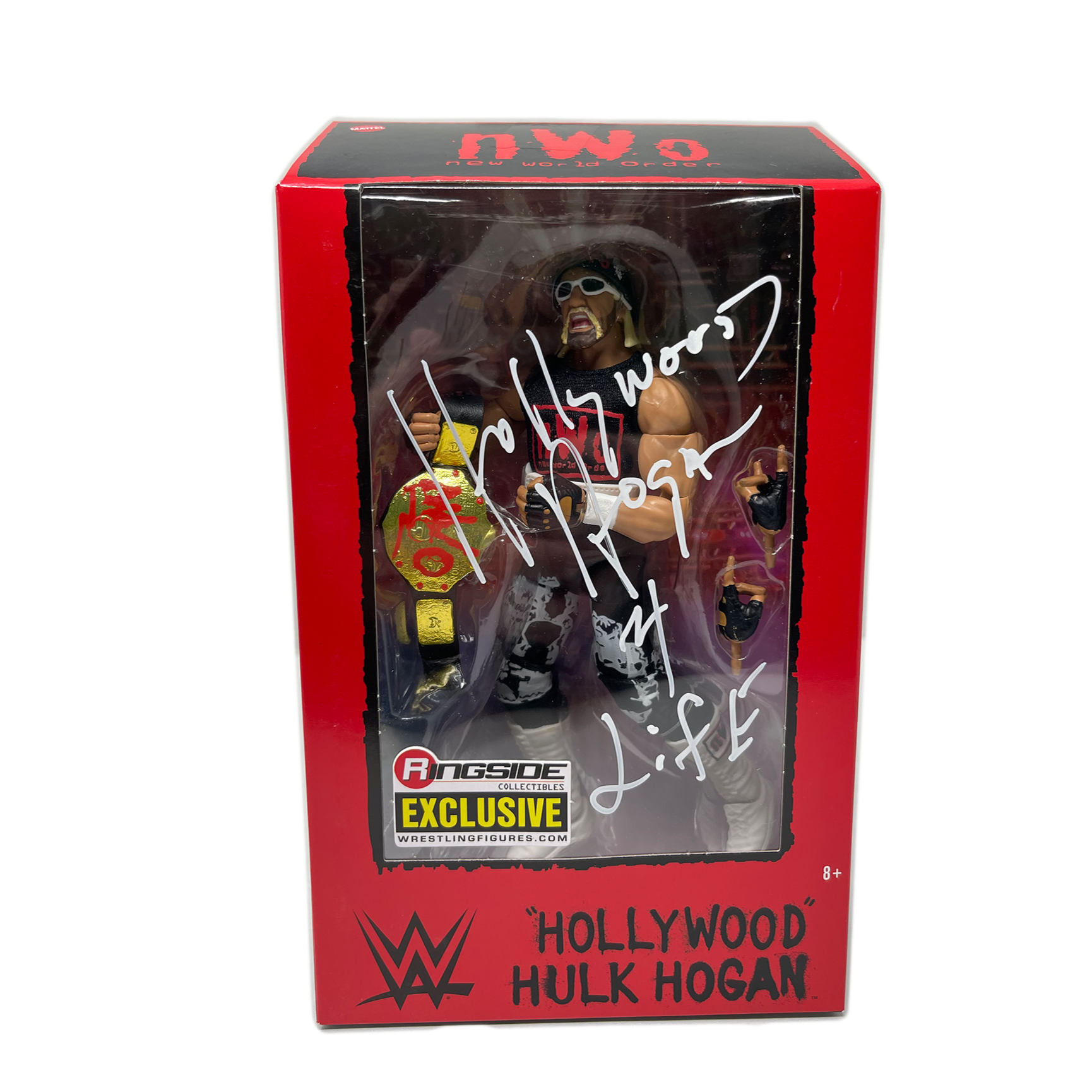 Hogan's Beach Shop Wolfpac Hollywood Hulk Hogan WWE Elite Ringside Exclusive Autographed