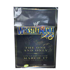 Hogan's Beach Shop Wrestlemania 18 Autographed